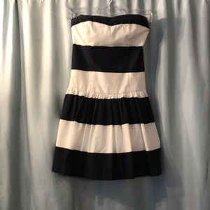 Blue and White Stripes Dress